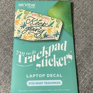 Trackpad Stickers Laptop "Keep Going" Decals 2-Pack (New)